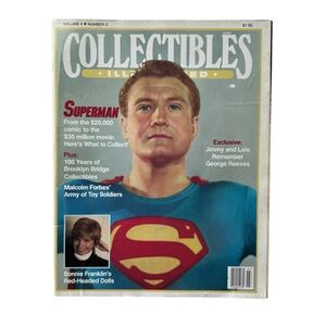 1983 May June VTG Collectibles Illustrated Magazine - Bonnie Franklin superman